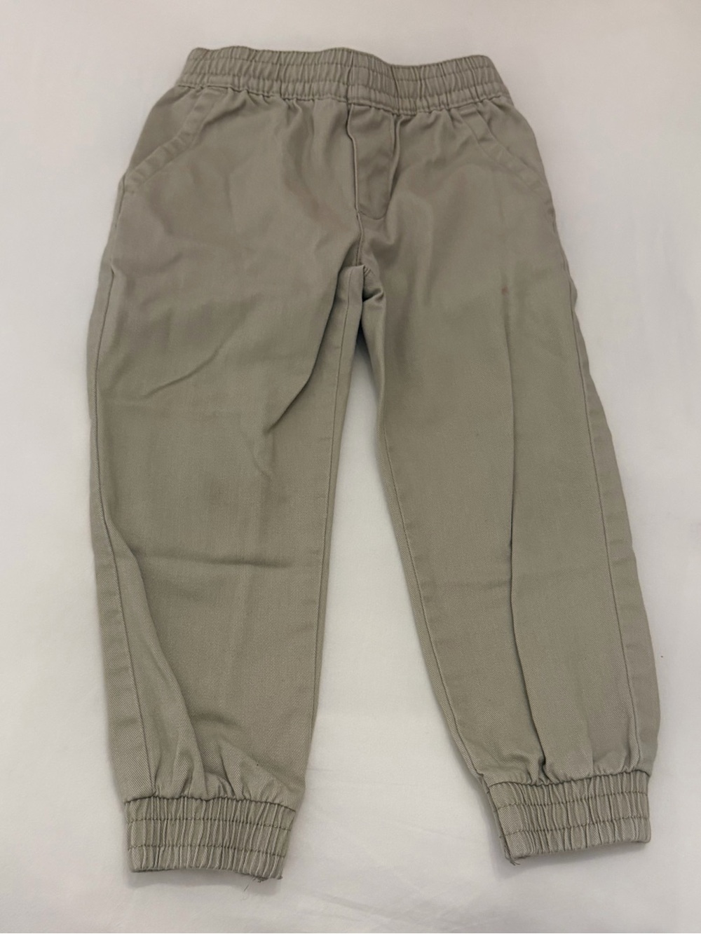 French Toast Khaki Elastic Cuff Jogger Pants
